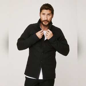 Walter Sky Men's Black Puffer Jacket Size Large WS-J02